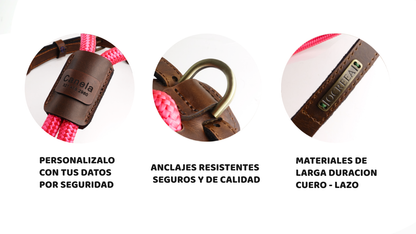 Arnes Colors 2 piezas Fucsia