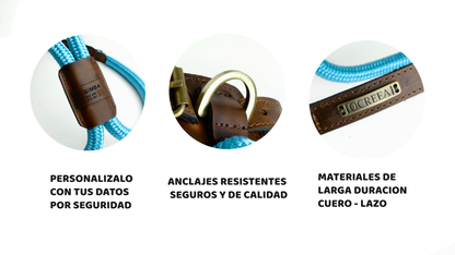 Arnes Colors 2 piezas Cyan